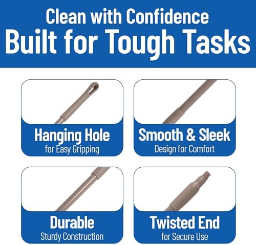 SPARTA 41225EC01 Fiberglass Broom Handle, Mop Handle, Replacement Handle - Image 4