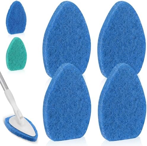 Baderke 4 Pcs Tub Tile Scrubber Cleaning Brush Pad by Baderke