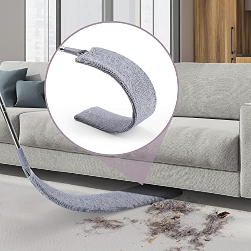 Retractable Gap Dust Cleaner, 3 Microfiber Cloths, 30-100 Inch Handle - Image 4