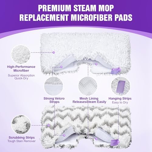 8-Pack Steam Mop Replacement Pads - Image 3