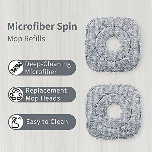 4PC Pads for KZKR Spin Mop and Bucket Set - Image 3