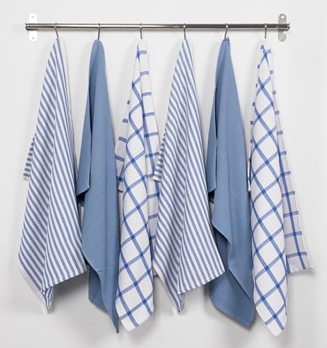 KAF Home Premium Kitchen Towels, Large 100% Cotton, Flat & Terry Absorbent Dish - Image 4