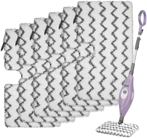 6 Pack S3501 S3601 Steam Mop Replacement Pads by imeccalive