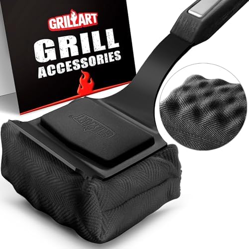 GRILLART Grill Brush Bristle Free. SteamWizards BBQ Replaceable Cleaning Head by GRILLART