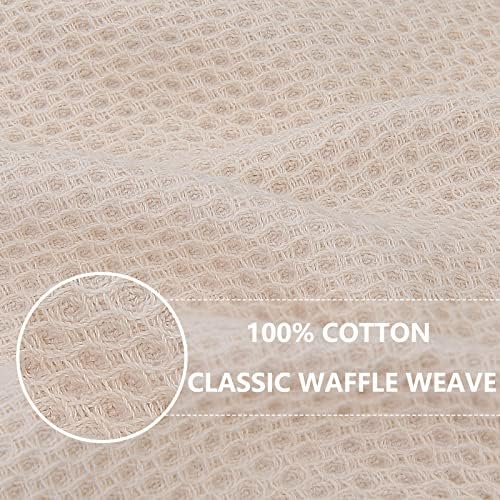 Homaxy 100% Cotton Waffle Weave Kitchen Dish Cloths 8-Pack - Image 2