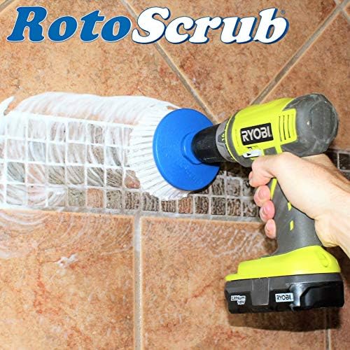 RotoScrub Multi-Purpose Drill Brush Attachment, Medium Bristle - Image 3