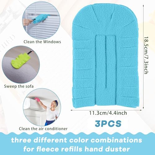 3 Pcs Reusable Duster Refills Washable Pads - Image 2