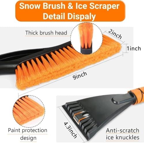Snow Brush & Ice Scraper, 27 Inch, Ice Scrapers - Image 2