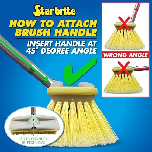 STAR BRITE Deluxe Medium Wash 8" Brush Head - Image 4
