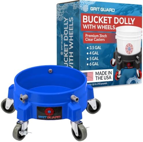 Grit Guard Bucket Dolly with Wheels by GritGuardInc