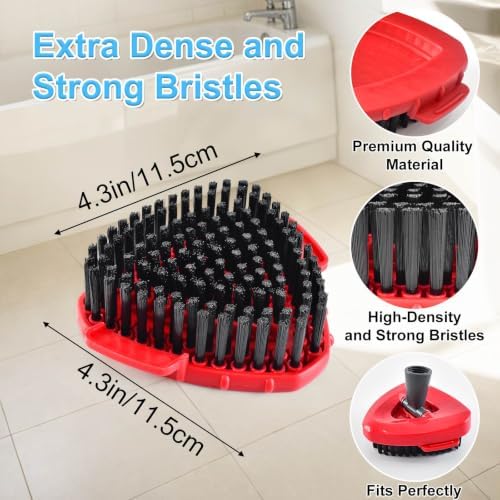 Mop Head Replacement for O Cedar, Spin Mop Replacement Heads and Scrub Brush - Image 3