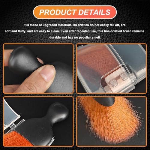 Car Interior Detailing Brush, Soft Bristle Car Interior Cleaning Tool, Auto Air - Image 3