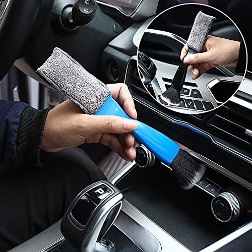 Double Head Brush for Car Clean 1Pack, Car Brushes for Detailing Interior - Image 6