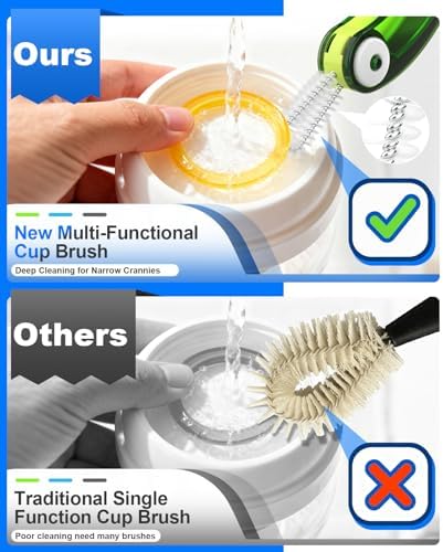 3 in 1 Cup Lid Cleaning Brush 3 PCS - Image 5
