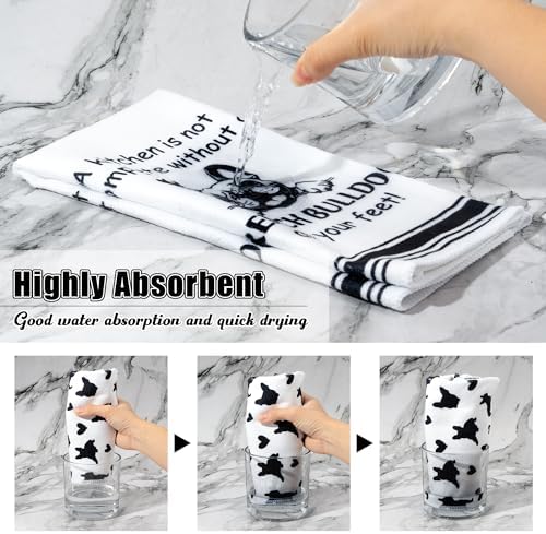 French Bulldog Kitchen Dish Towel - Image 5