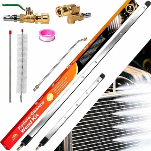 47" & 24”&15” Upgraded Radiator Cleaning Wand Set by FREEYOU
