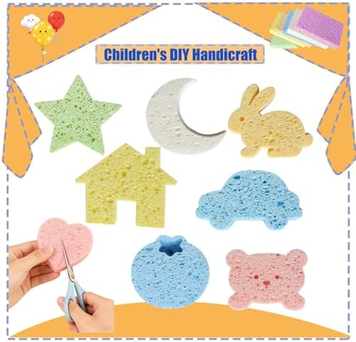12 Pack Cellulose Kitchen Sponge, Non-Scratch Natural Clean Sponge - Image 6