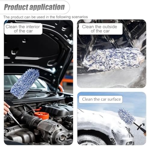 ZIMISI Car Wheel Cleaner Brush, Soft Microfiber Wheel Rim Cleaner, Non Scratch - Image 4