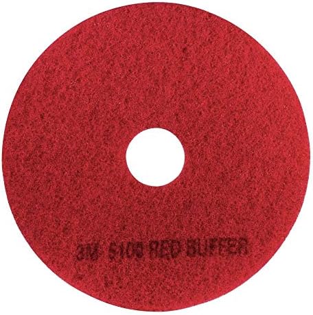 3M Red Buffer Pad 5100, 18 in by 3MIndustrial
