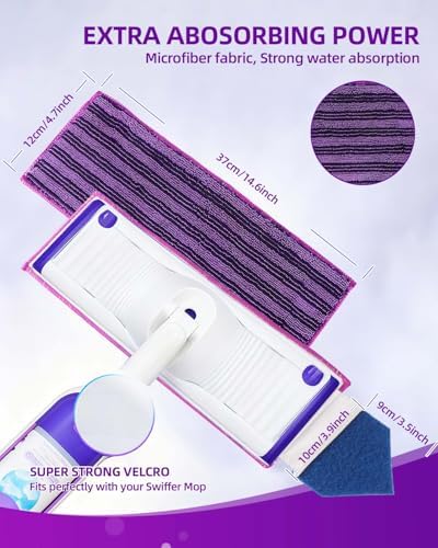 KEEPOW Reusable Power Mop Refills Pads Compatible - Image 3