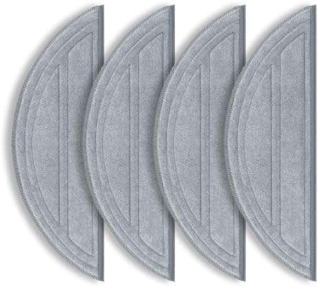 4 Pack Replacement Microfiber Mop Pads Compatible by RGkuti