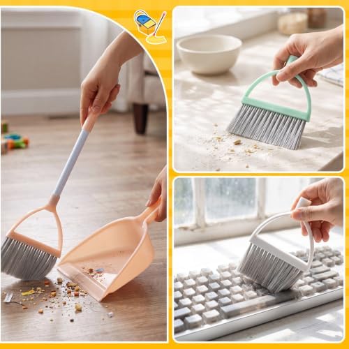 8 Set Mini Broom with Dustpan Bulk - Image 6