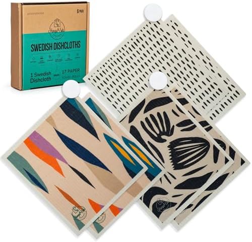 Harps&Seb Swedish Dishcloths for Kitchen Dishcloths by HarpsSeb