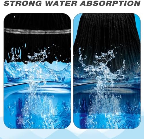 Nuogo 10 Pcs Commercial Mop Head Replacement, 27.6 Inch - Image 6