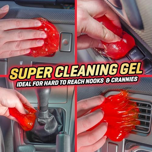 CarPlan Demon Slime Car Interior Cleaner Gel, 5.6 Oz, Hot Cherry - Image 3