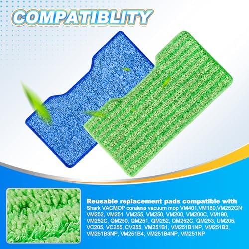 KEEPOW 4Pk Mop Pads Compatible - Image 2