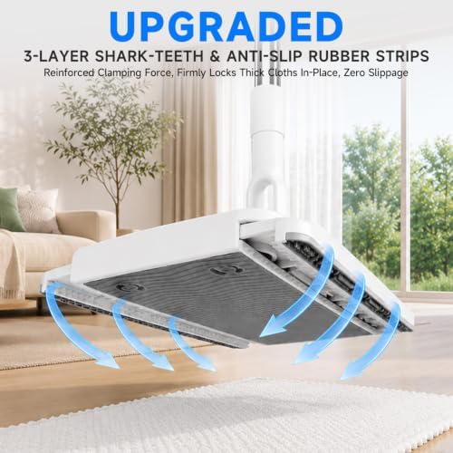 Dust Mops for Floor Cleaning, Clamp Flat Mop - Image 4