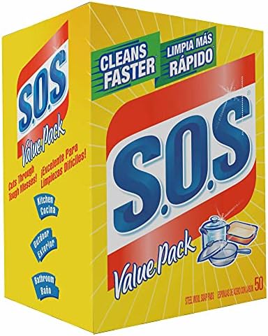 S.O.S 98014 Steel Wool Soap Pad by Scotch-Brite
