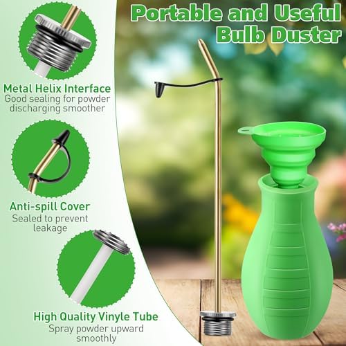 Diatomaceous Earth Powder Duster, 8OZ Garden Powder Applicator Dispenser - Image 5