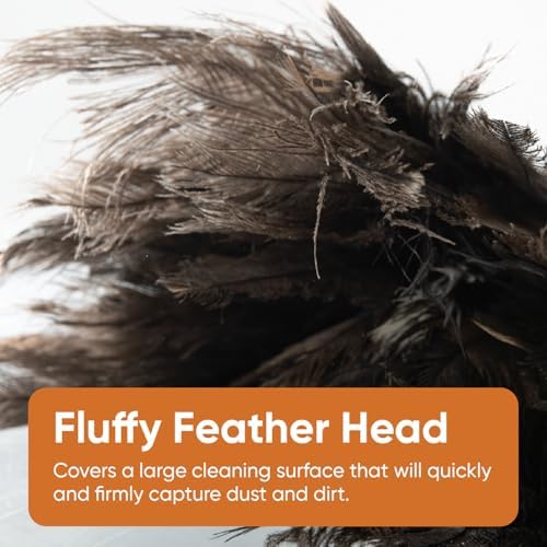Superio Ostrich Feather Duster Fluffy Dust Remover, - Image 6