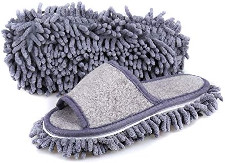 Women's Microfiber Floor Cleaning Mop Slippers by Friendly+House