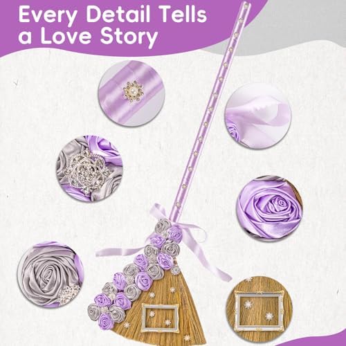 Wedding Broom for Jumping Ceremony, 40 Inch - Image 6