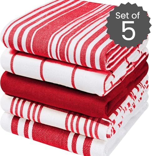Cotton Clinic Kitchen Dish Tea Towels, 16x28 Inch - Image 2