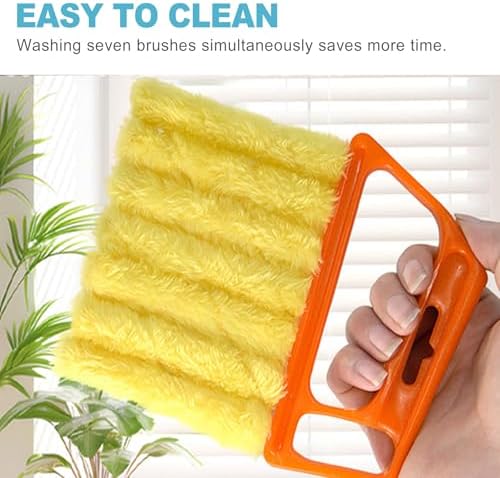 CoguZed 4-Pack 7-Slat Window Blind Duster – Washable Mini Cleaner - Image 4