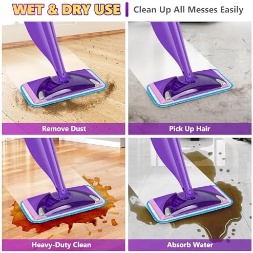 Reusable Mop Pads Refills for Swiffer WetJet, Wet Pads Refill Microfiber Mop - Image 3