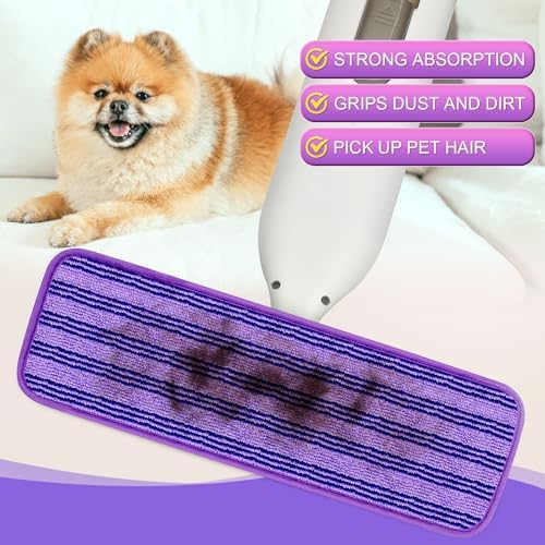 4 Pack Upgraded Reusable Mop Pads Compatible - Image 6