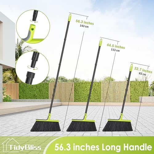 TidyBliss 4 Packs Outdoor Broom Heavy Duty - Image 6