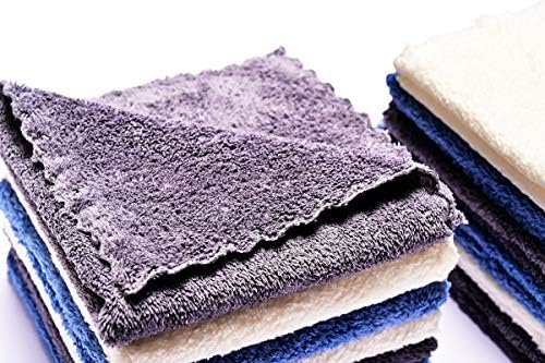 Kyapoo Baby Washcloths 12 Pack 12x12 Inches Microfiber Coral Fleece Extra - Image 3