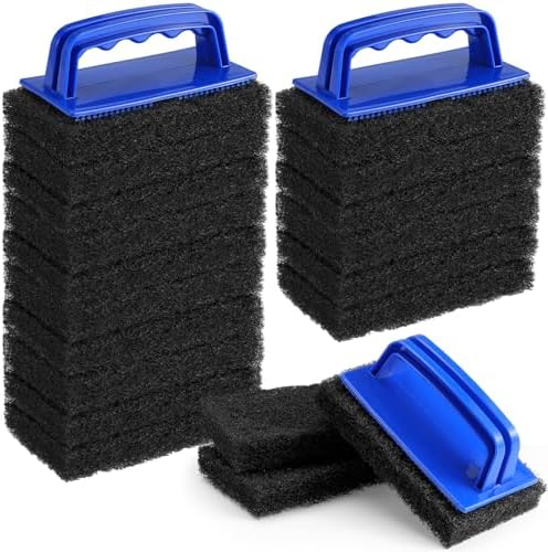Maxdot 18 Pcs Sponges with Handle Scrub Pad by Maxdot