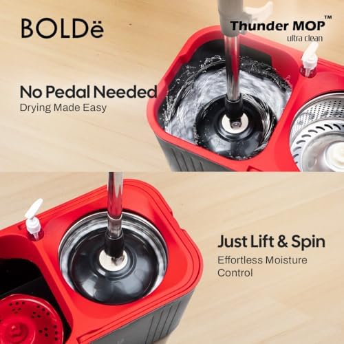 Thunder MOP Ultra Clean Stainless Steel Spin System - - Image 2