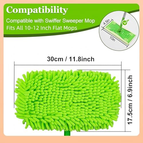 Reusable Chenille Mop Pads Compatible - Image 3