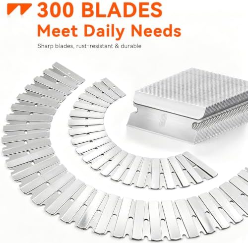 WRAPXPERT Single Edge Razor Blades, 300 Pack Razor Blades Single Edge, - Image 3