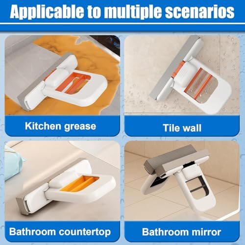 2026 Foldable Water Absorbing Desktop Sponge Mop, Mini Compact Scrubber Pad - Image 2