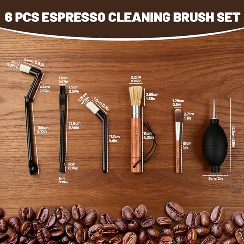 Coffee Grinder Cleaning Kit, Espresso Machine Brush Set - Image 3