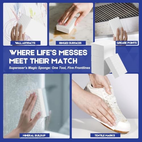 MEGA-50 Textured Melamine Magic Sponges, 50 Pack - Image 3