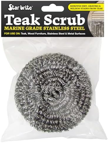 STAR BRITE Marine-Grade Stainless Steel Scrub Scouring Pad Scrubber by Starbrite